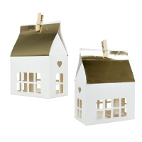 Papierowe domki Święta 2szt BP6880 Arpex